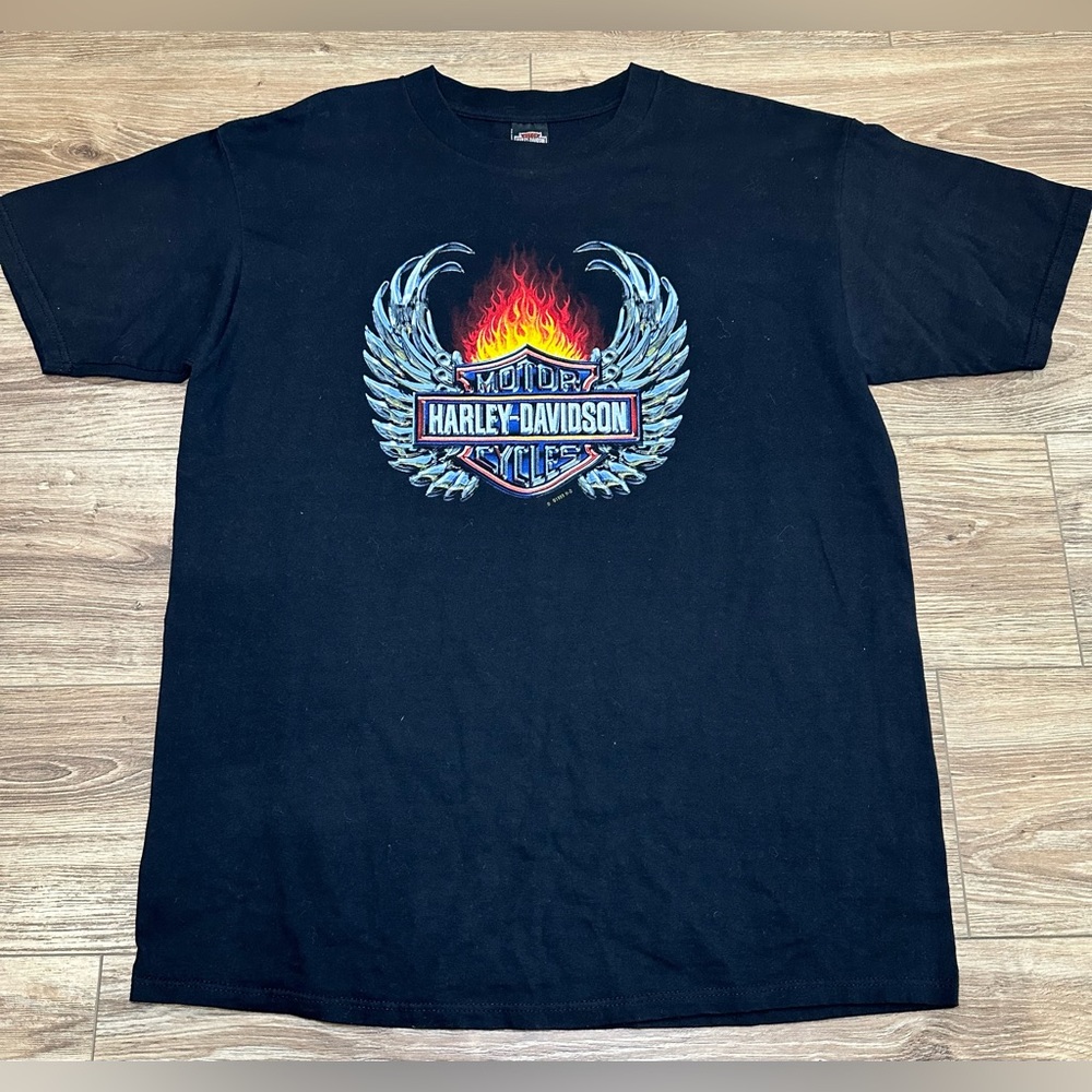 Vintage 1998-1999 Harley Davidson Atascadero,CA Rare Gary Bang T shirt size‎ XL